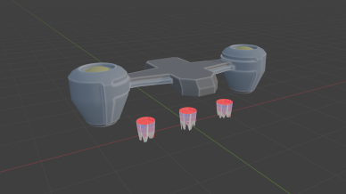 Mesh resources bundled with the flying scout mod