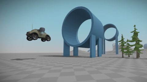 A simple test level which comes with the mod